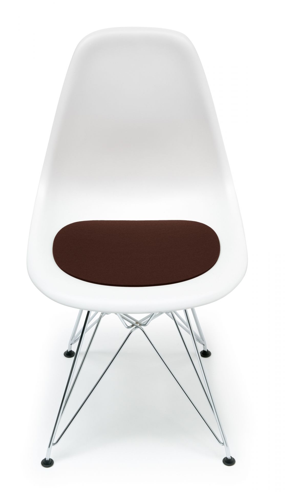 Sitzauflage-Filzauflage Eames Plastic Side Chairs DSR / DSW Schoko Hey Sign